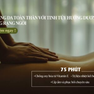 TỎA SÁNG RẠNG NGỜI: LIỆU TRÌNH LÀM TRẮNG DA TOÀN THÂN VỚI TINH TÚY HƯỚNG DƯƠNG